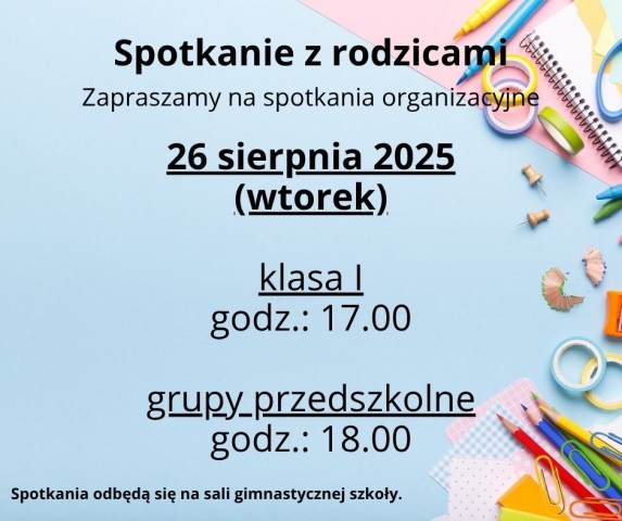 spotkanie z rodzicami