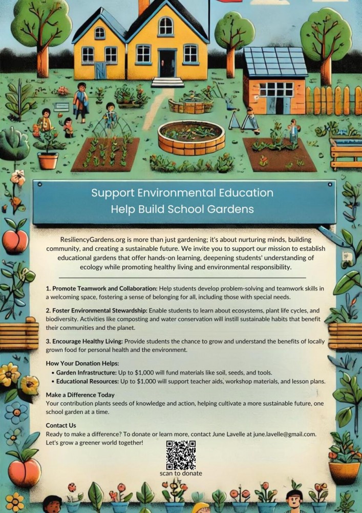 donation request resiliency gardens